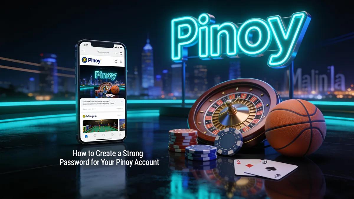 How to Create a Strong Password for Your Pinoy Account for players in the Philippines